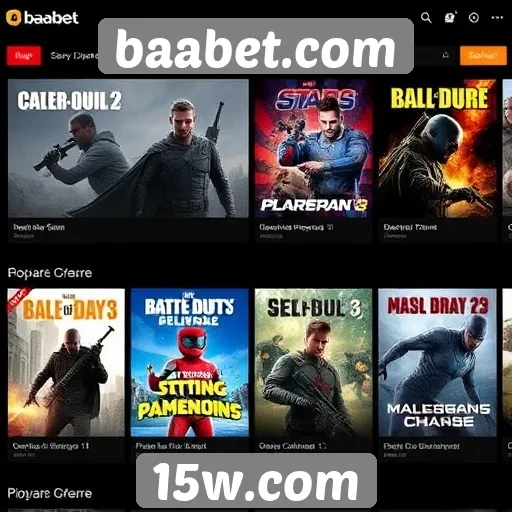 Ofertas de jogos populares em baabet.com